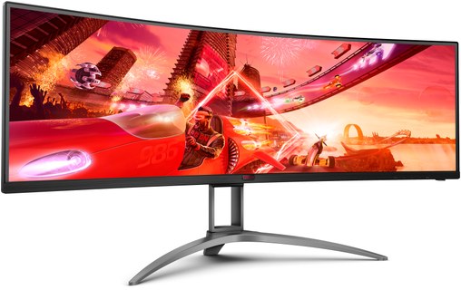 Écran Gaming Incurvé 48,8" AOC B2 AG493UCX2 - 165 Hz HDMI/DisplayPort/USB-C