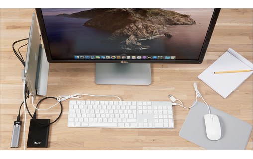 Clavier pour Mac LMP USB-C - KB-1843 - Argent