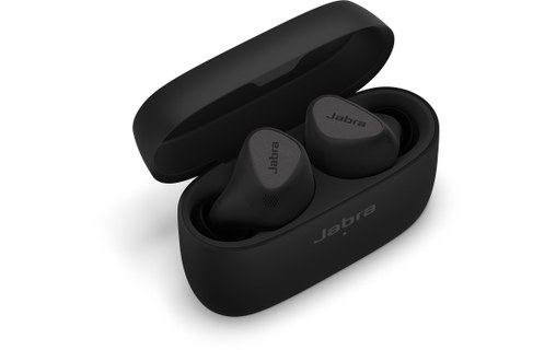 Écouteurs sans fil Jabra Elite 5 à réduction de bruit, Titane - Bluetooth