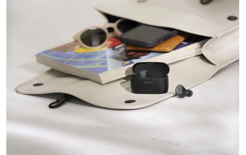 Écouteurs sans fil Jabra Elite 5 à réduction de bruit, Titane - Bluetooth