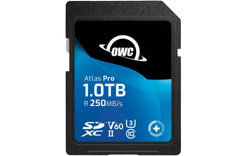 Carte SDXC OWC Atlas Pro 1 To, UHS-II, V60
