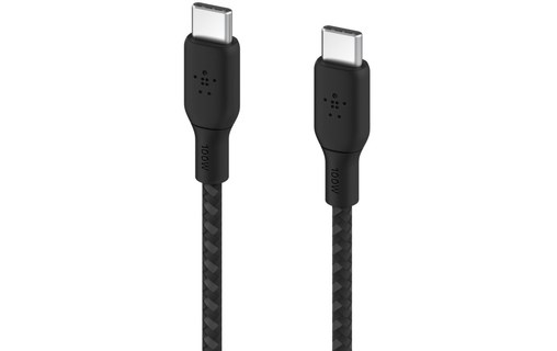 Câble Belkin USB-C vers USB-C 100 W USB 2.0 - 3 m - Noir