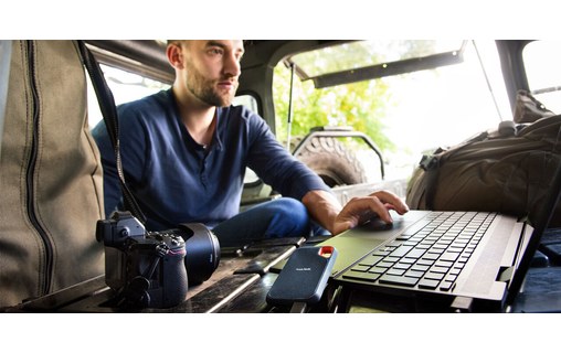 SanDisk Extreme Portable 4 To - Noir - SSD NVMe externe USB-C