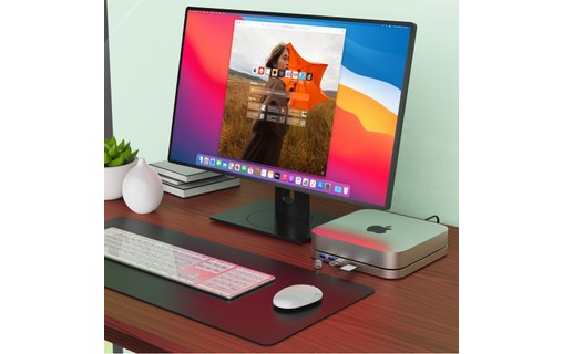 Station d'accueil USB-C pour Mac mini avec slot SSD M.2 NVMe/SATA / HDD 2,5"