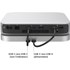Station d'accueil USB-C pour Mac mini avec slot SSD M.2 NVMe/SATA / HDD 2,5"