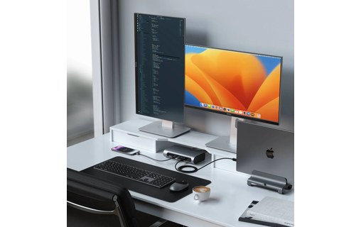Station d'accueil Thunderbolt 4 16 ports - Satechi Multimedia Pro Dock