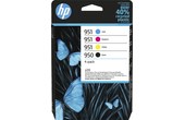 HP 950 Pack de 4 cartouches d'encre noire/ 951 Pack de 4 cartouches d'encre cyan