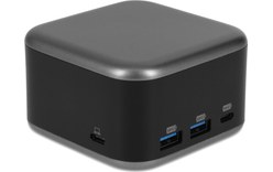 Station d'accueil USB-C 5 ports & adaptateur secteur 100 W - LMP PowerDock Noir