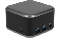 Station d'accueil USB-C 5 ports & adaptateur secteur 100 W - LMP PowerDock Noir