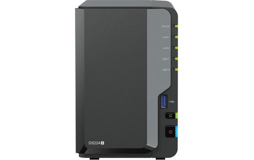 DS224+ 16 To Synology - Serveur NAS avec disques durs Synology 2x8To HAT3300