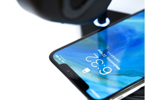 Support pour casque audio chargeur USB-C et Qi intégrés - Eamus Levo Stand Noir