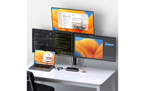 Station d'accueil USB-C / USB-A 11 ports DisplayLink - Satechi Triple 4K