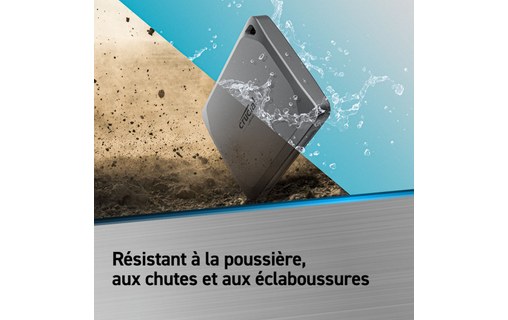 Disque SSD externe USB-C 2 To - Crucial X9 Pro