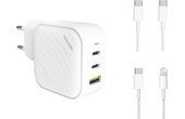 Chargeur sans fil à induction + récepteur - blanc,iphone 5, iphone 6, iphone  7 Wireless Charger White iPhone - Conforama