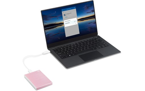 Seagate One Touch 2 To - Or rose - Disque dur externe 2,5"