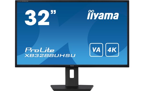 IIYAMA Écran 32 ProLite XB3288UHSU-B5 - LED 4K HDMI, DisplayPort, USB-A -  Écran - iiyama