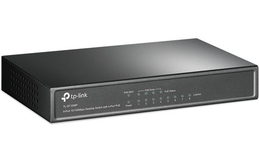 Switch Ethernet TP LINK TL-SF1008P 8 ports - PoE