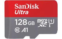 Carte microSDXC SanDisk Ultra 128 Go avec adaptateur SD, UHS-I, A1