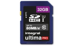 Carte SDHC Integral UltimaPro 32 Go, UHS-I