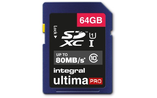Carte SDXC Integral UltimaPro 64 Go, UHS-I