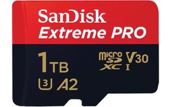 Carte microSDXC SanDisk Extreme Pro 1 To avec adaptateur SD, UHS-I, V30