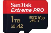 Carte microSDXC SanDisk Extreme Pro 1 To avec adaptateur SD, UHS-I, V30