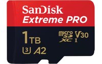 Carte microSDXC SanDisk Extreme Pro 1 To avec adaptateur SD, UHS-I, V30