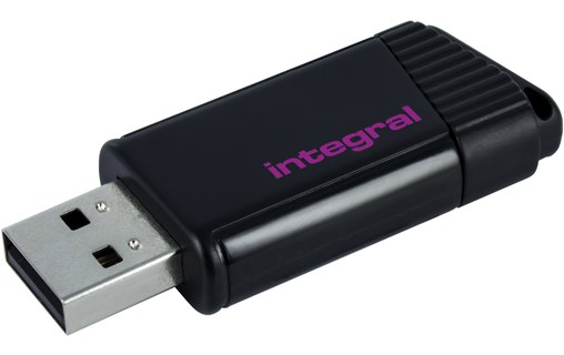 Clé USB Integral Pulse 8 Go - Rose - USB 2.0