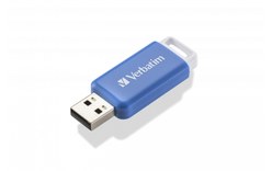 Clé USB Verbatim V DataBar 64 Go - Bleu - USB 2.0