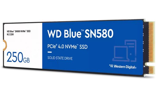 Western Digital Blue WDS200T3B0E 2 To - SSD M.2 2280 NVMe PCIe 4.0 TLC