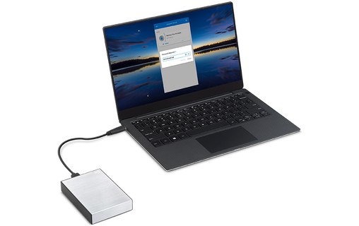 Seagate One Touch 4 To Argent - Disque dur externe USB-C