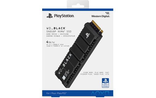 Western Digital WD_BLACK SN850P 2 To - SSD M.2 NVMe PCIe 4.0 pour PS5