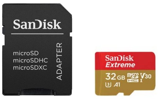 Carte microSDHC SanDisk Extreme 32 Go, UHS-I