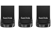 Lot de 3 Clé USB SanDisk Ultra Fit 32 Go - Noir - USB 3.2