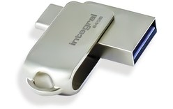 Clé USB-C et USB-A Integral 360-C 64 Go - Argent - USB 3.2