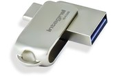 Clé USB-C et USB-A Integral 360-C 64 Go - Argent - USB 3.2