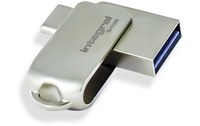 Clé USB-C et USB-A Integral 360-C 64 Go - Argent - USB 3.2