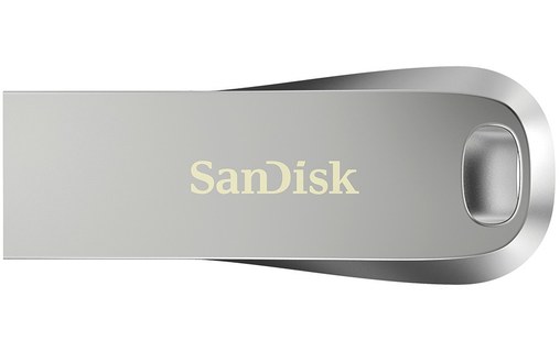 Clé USB SanDisk Ultra Luxe 256 Go - Argent - USB 3.2
