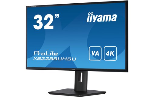 Écran 31,5" iiyama ProLite XB3288UHSU-B5 - 4K