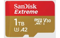 Carte microSDXC SanDisk Extreme 1 To avec adaptateur SD, UHS-I, V30