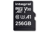 Carte microSDXC Integral UltimaPro 256 Go avec adaptateur SD, UHS-I, V30