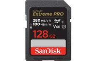 Carte SDXC SanDisk Extreme Pro 128 Go, UHS-II, V60