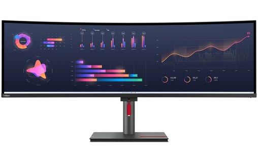 Écran Incurvé 49" Lenovo ThinkVision P49w-30 - TB 4/HDMI/DisplayPort/USB-C