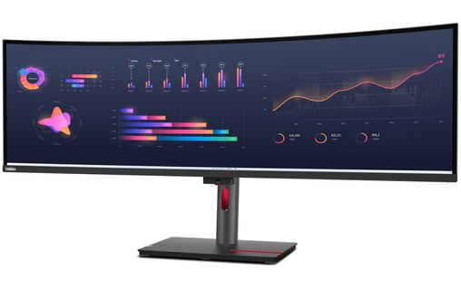 Écran Incurvé 49" Lenovo ThinkVision P49w-30 - TB 4/HDMI/DisplayPort/USB-C