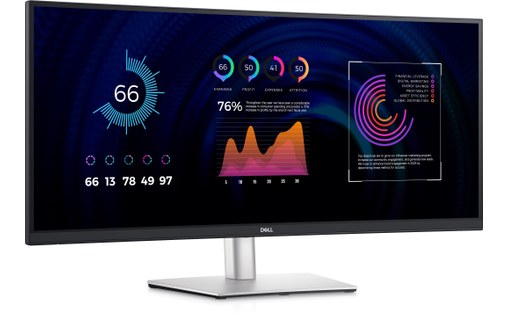 Écran Incurvé 34,1" Dell P Series P3424WE - 4K HDMI/DisplayPort