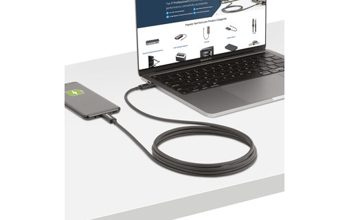 Câble Thunderbolt 4 StarTech - 40 Gbit/s 100 W - 2 m - Noir