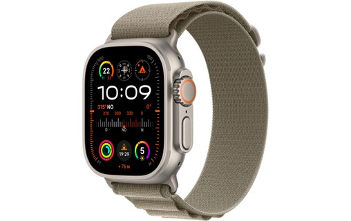 Apple Watch Ultra 2 Titanium bracelet Boucle Alpine olive - Large