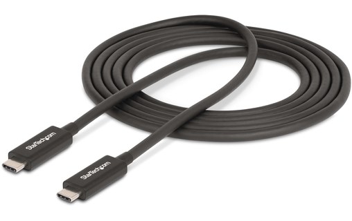 Câble Thunderbolt 4 StarTech - 40 Gbit/s 100 W - 2 m - Noir