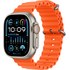 Apple Watch Ultra 2 Titanium bracelet Océan orange