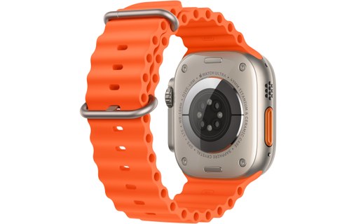 Apple Watch Ultra 2 Titanium bracelet Océan orange